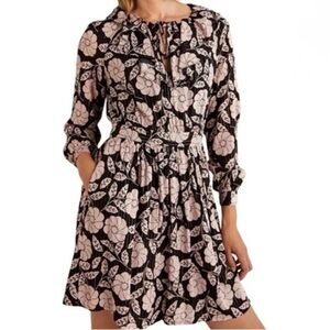 Boden Dress Sz 2 NWT Cottage Boho Midi 🚩Flaws As-Is Spring see Bio